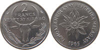 2 FRANCS 1965 ESSAI MADAGASCAR  UNC
