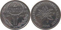 2 FRANCS 1965 ESSAI MADAGASCAR  UNC