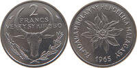 2 FRANCS 1965 ESSAI MADAGASCAR  UNC