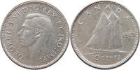 CANADA 10 CENTS George VI. (1936-1952) -