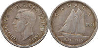 CANADA 10 CENTS George VI. (1936-1952) -