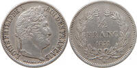FRANCE 1/2 FRANC LOUIS PHILIPPE I. (1830-1848) -