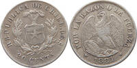 20 CENTAVOS 1881 CHILE  SS