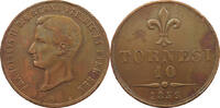 ITALY STATES NAPLES SICILY 10 TORNESI Franz II. 1859-1861 -
