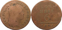 ITALY STATES NAPLES SICILY 6 TORNESI Ferdinando IV (I) di Borbone, 1759-1816 -
