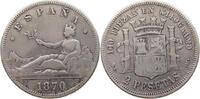 SPAIN 2 PESETAS Provisional Government -