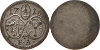 SALZBURG ERZBISTUM 1/2 KREUZER Franz Anton Fürst von Harrach 1709-1727 -