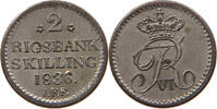 DENMARK 2 RIGSBANKSKILLING Frederik VI. 1808-1839. -