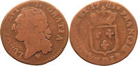 FRANCE 1/2 SOL Louis XVI. (1774-1793) -