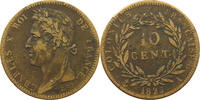 FRANCE COLONIES 10 CENTIMES Charles X. (1824-1830) -