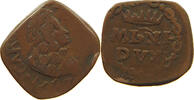 ITALY STATES MILANO QUATTRINO Carlo II di Spagna 1706-1740 -