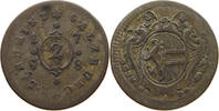 Salzburg 2 Kreuzer Sigismund III. von Schrattenbach (1753-1771) -