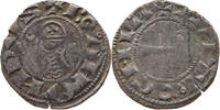 CRUSADER ANTIOCH DENIER BOHEMOND III. 1163-1201. -