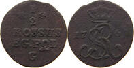 POLAND 1/2 GROSCHEN GROSZ Stanislas August Poniatowski (1764-1795) -