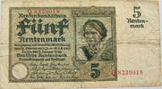 DEUTSCHLAND 5 RENTENMARK -
