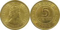 BELIZE 5 CENTS Elizabeth II. (1952-2022) -