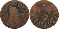 FRANCE CHARLEVILLE DOUBLE TOURNOIS Charles I. Gonzaga, 1601-1637 -