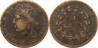 FRENCH COLONIES 5 CENTIMES Charles X. (1824-1830) -