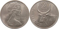 2 SHILLINGS 1966 GAMBIA Elizabeth II. (1952-2022) VZ-