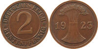 WEIMARER REPUBLIK 2 RENTENPFENNIG -