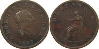 GREAT BRITAIN HALFPENNY 1/2 PENNY GEORGE III. 1760-1820 -