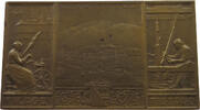 Frankreich Plaquette PLAQUETTE COMMEMORATIVE - FILATURE COTON - GROS ROMAN & Cie - WESSERLING ALSACE -