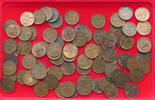 SCHWEIZ RAPPEN COLLECTION LOT SWITZERLAND 1 RAPPEN 86PC 130G -