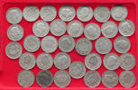 SCHWEIZ 20 RAPPEN COLLECTION LOT SWITZERLAND 20 RAPPEN BEFORE 1945 33PC 133G -