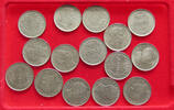 100 LEI  ROMANIA COLLECTION LOT PERIOD 1939-1945 WW2 ROMANIA 100 LEI 15PC 128G DIV.