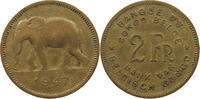 BELGIAN CONGO 2 FRANCS LEOPOLD III. (1934-1951) -