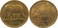 BELGIAN CONGO 2 FRANCS LEOPOLD III. (1934-1951) -