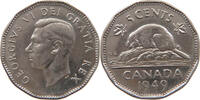 CANADA 5 CENTS George VI. (1936-1952) -