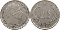 DENMARK 25 ÖRE Christian IX. (1863-1906) -