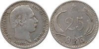 DENMARK 25 ÖRE Christian IX. (1863-1906) -