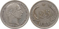 DENMARK 25 ÖRE Christian IX. (1863-1906) -