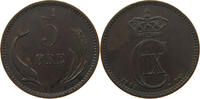 DENMARK 5 ÖRE Christian IX. (1863-1906) RARE -