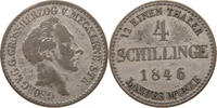 MECKLENBURG STRELITZ 4 SCHILLINGE Georg 1816-1860 -