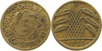5 REICHSPFENNIG 1925 F WEIMARER REPUBLIK DIE ERROR SS