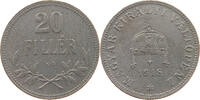 HAUS HABSBURG 20 FILLER Karl I. (1916-1919) -