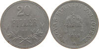 HAUS HABSBURG 20 FILLER Karl I. (1916-1919) -