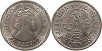 50 CENTS 1973 HONG KONG Elizabeth II. (1952-2022) UNC