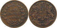 INDIA BRITISH 1/4 ANNA WILLIAM IV. (1830-1837) -