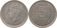 MALAYA 5 CENTS George VI. (1936-1952) -