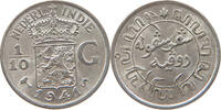 NETHERLANDS EAST INDIES 1/10 GULDEN Wilhelmina 1890-1948 -
