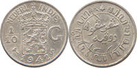 NETHERLANDS EAST INDIES 1/10 GULDEN Wilhelmina 1890-1948 -