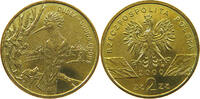 POLAND 2 ZLOTE 2000 DUDEK UNC