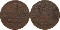 SACHSEN COBURG SAALFELD PFENNIG Ernst Friedrich, 1764 - 1800 -