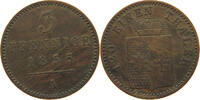 WALDECK 3 PFENNIG Georg Victor 1852-1893. -