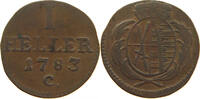 SACHSEN ALBERTINISCHE LINIE HELLER Friedrich August III. 1763-1806 -