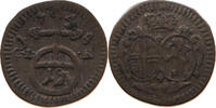 BRANDENBURG BAYREUTH PFENNIG Friedrich 1735-1763 -